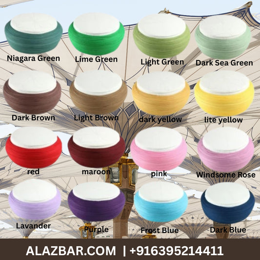 Exquisite Handmade Turkish Turbans in 16 Luxurious Colors – Inspired by Al Azbar (Permanently Tied, All Sizes Available
