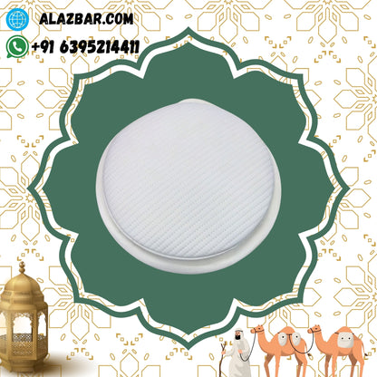 Premium Turkish Handmade White Safa/Amama/Pagdi – Ready-Made Muslim Turban – Al Azbar