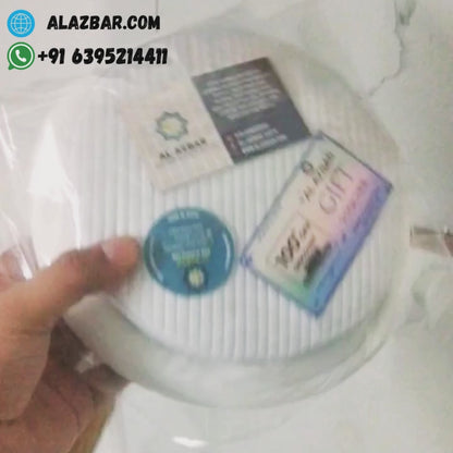 Premium Turkish Handmade White Safa/Amama/Pagdi – Ready-Made Muslim Turban – Al Azbar